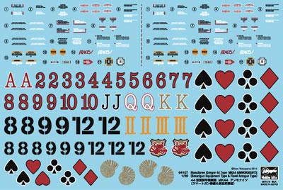 Hasegawa 1/20 Robot Battle V(Five) Maschinen Krieger 44 Type Mk44 Ammoknights (Smartgun Equipment Type & Fixed Armgun Type)