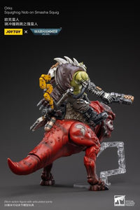 Warhammer 40K Orks Squighog Nob On Smasha Squig 1/18 Scale Figure Set