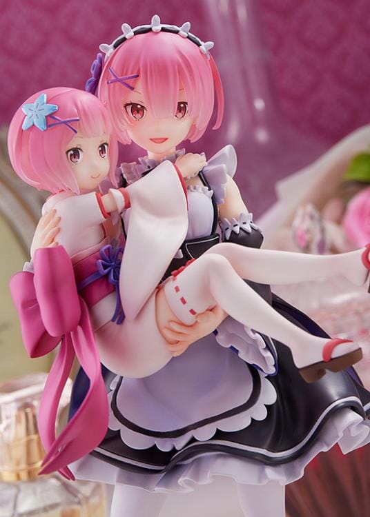 Re Zero Starting Life in Another World S-Fire Ram & Childhood Ram 1/7 Scale Figure