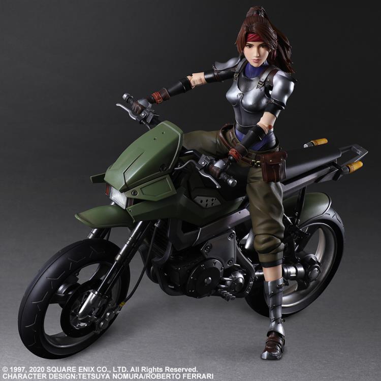 Final Fantasy VII Remake Play Arts Kai Jessie & Motorcycle Set