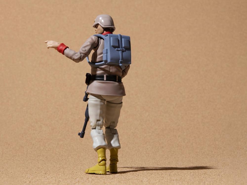 Mobile Suit Gundam G.M.G. Earth United Army Soldier Set with Bonus
