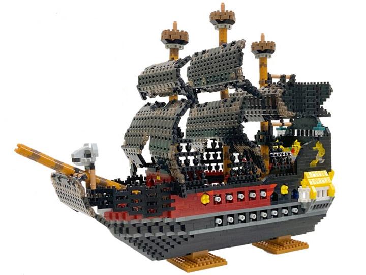 Pirates Nanoblock Advanced Hobby Series NB-050 Pirate Ship