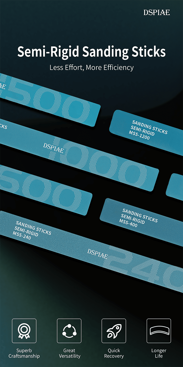 DSPIAE SemiRigid Sanding Sticks USA Gundam Store