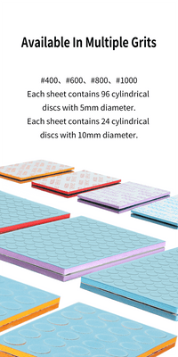 SS-C02 DSPIAE Self Adhesive Sponge Sanding Disc 10mm