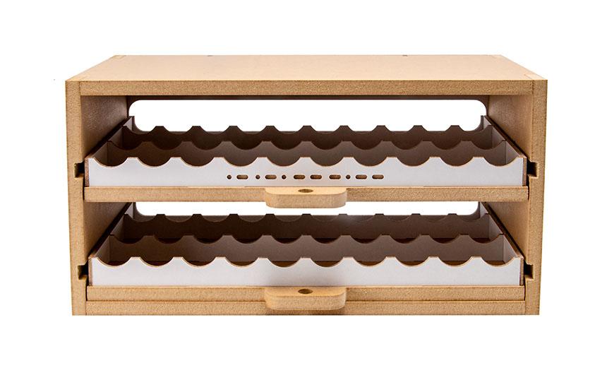 Slide&Tilting Drawer Paint Shelf OPERA-19B (For Lacquer)