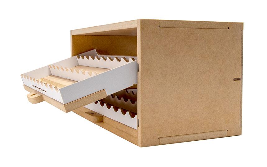 Slide&Tilting Drawer Paint Shelf OPERA-19B (For Lacquer)