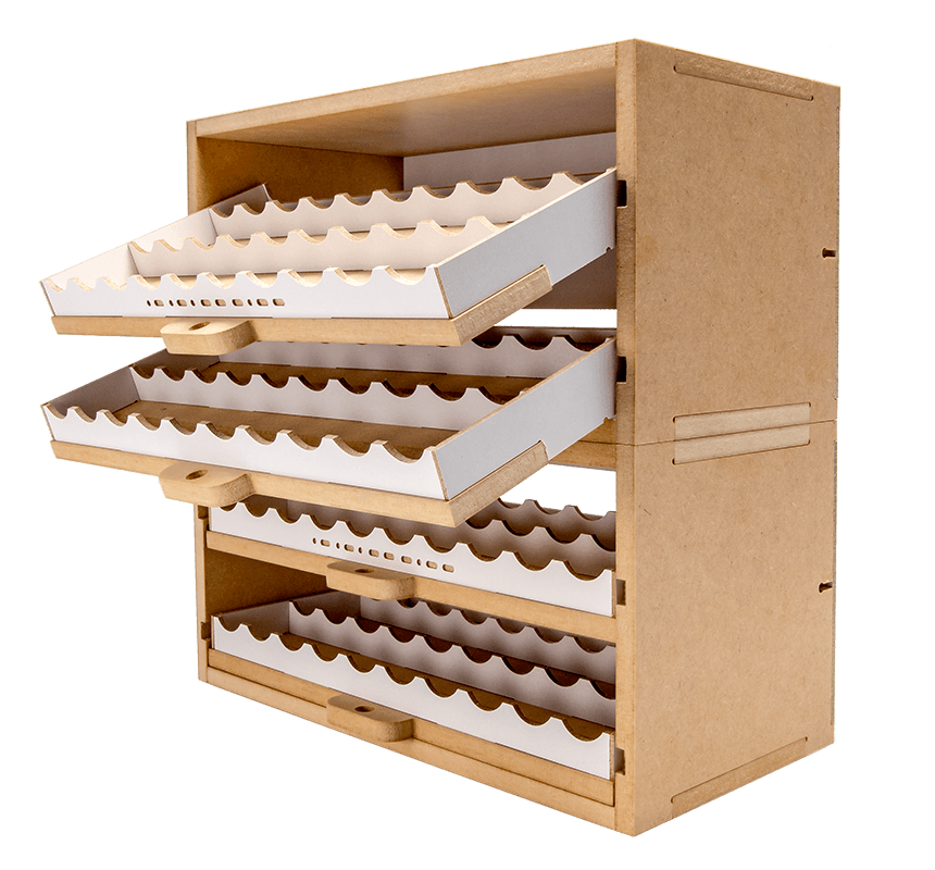 Slide&Tilting Drawer Paint Shelf OPERA-19B (For Lacquer)