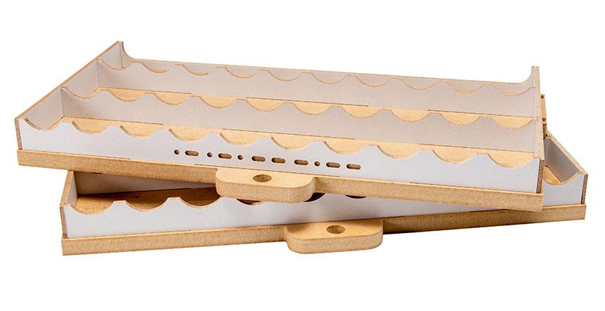 Slide&Tilting Drawer Paint Shelf OPERA-19A (For acrylic, enamel)