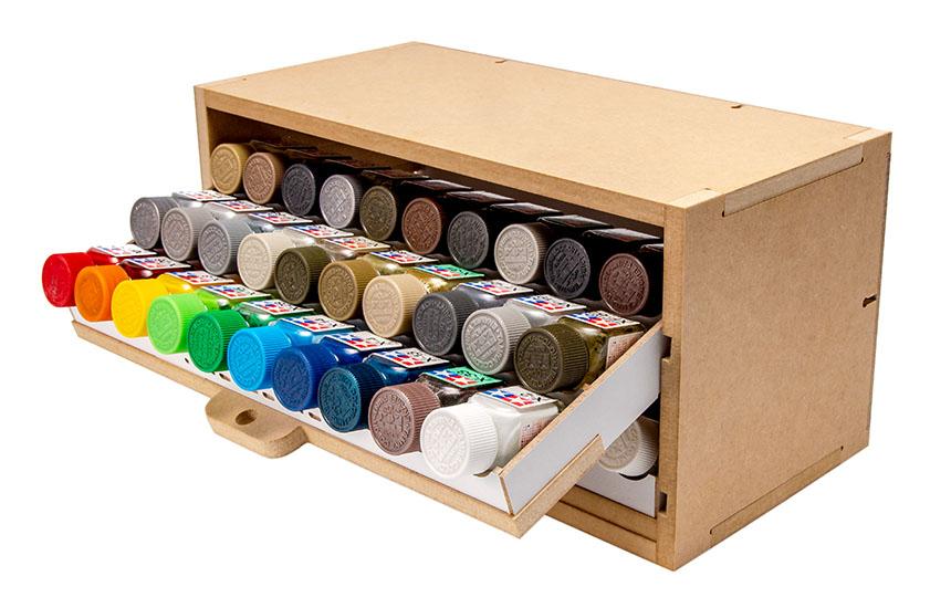 Slide&Tilting Drawer Paint Shelf OPERA-19A (For acrylic, enamel)