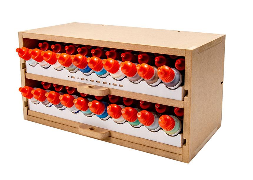 Slide&Tilting Drawer Paint Shelf OPERA-19B (For Lacquer)