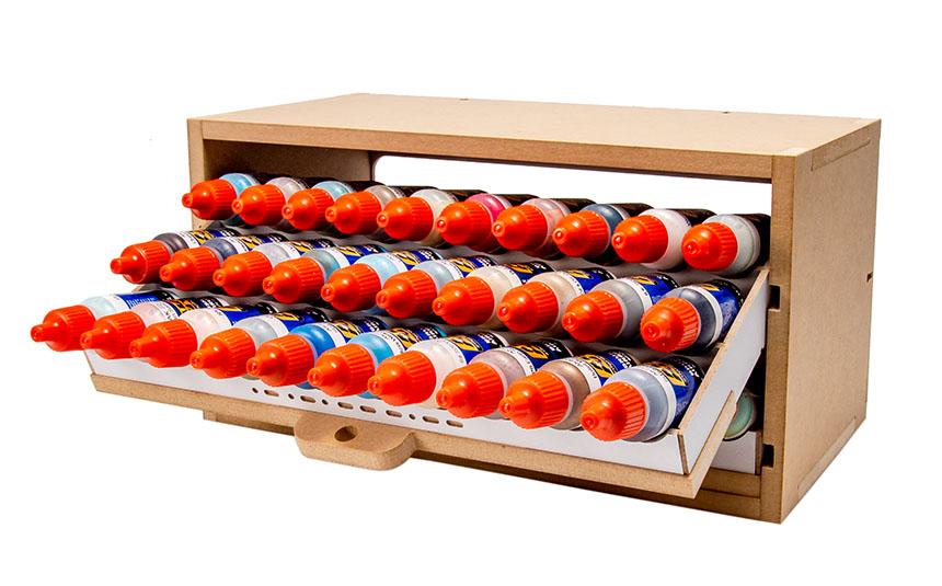 Slide&Tilting Drawer Paint Shelf OPERA-19A (For acrylic, enamel)