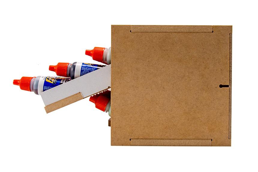 Slide&Tilting Drawer Paint Shelf OPERA-19A (For acrylic, enamel)