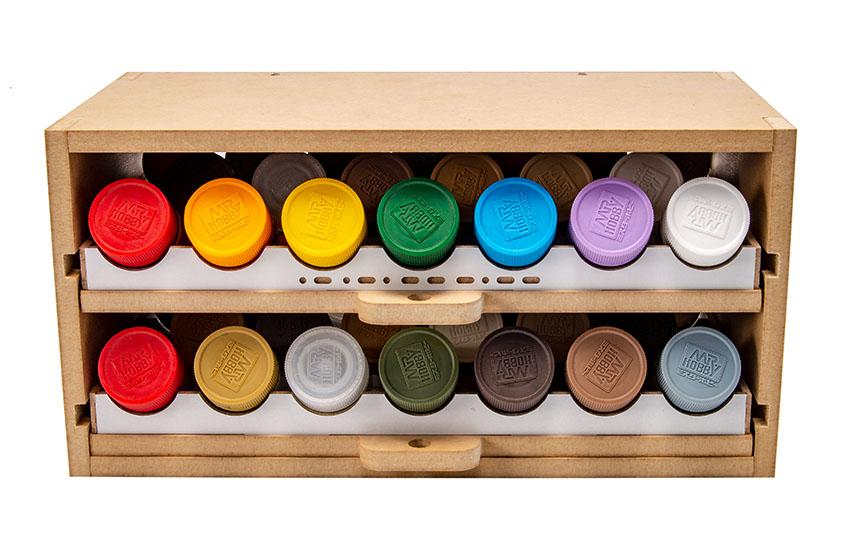 Slide&Tilting Drawer Paint Shelf OPERA-19A (For acrylic, enamel)