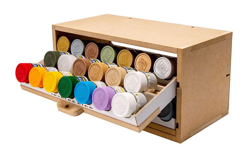 Slide&Tilting Drawer Paint Shelf OPERA-19A (For acrylic, enamel)