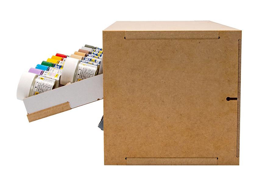 Slide&Tilting Drawer Paint Shelf OPERA-19B (For Lacquer)