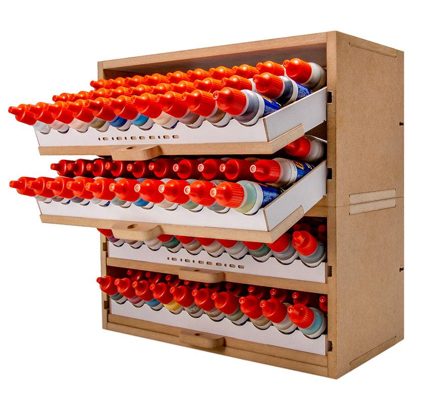 Slide&Tilting Drawer Paint Shelf OPERA-19B (For Lacquer)