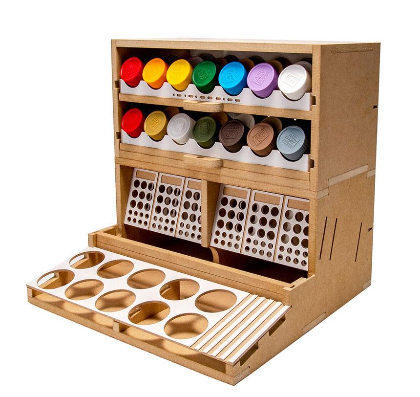Slide&Tilting Drawer Paint Shelf OPERA-19A (For acrylic, enamel)