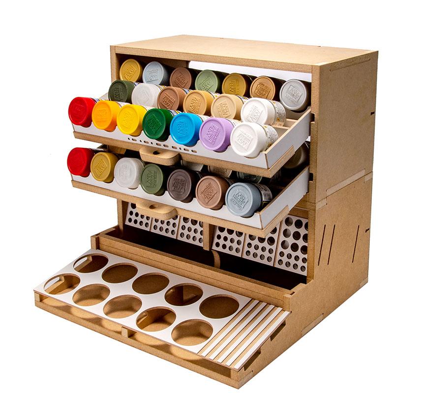 Slide&Tilting Drawer Paint Shelf OPERA-19A (For acrylic, enamel)