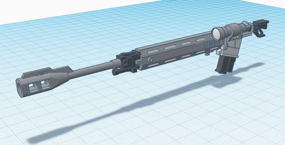 1/60 Scale Origin Style anti-ship rifle SLA Products