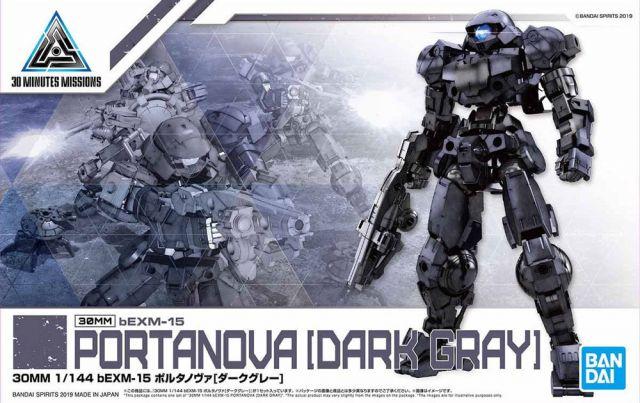1/144 30MM BEMX-15 PORTANOVA (DARK GRAY)