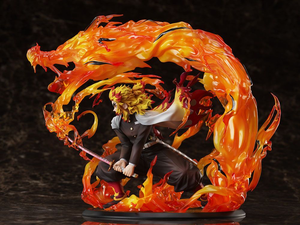 Demon Slayer: Kimetsu no Yaiba Kyojuro Rengoku (Flame Breathing Esoteric Art Ninth Form: Rengoku) 1/8 Scale Figure