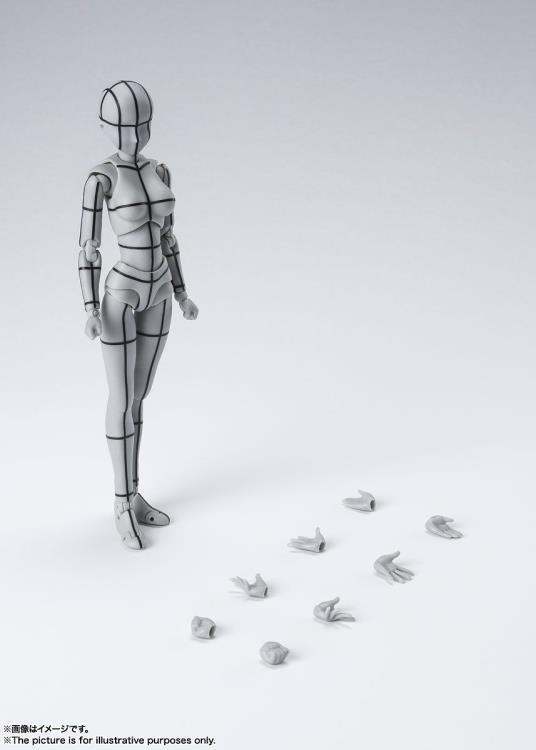 S.H.Figuarts Body-chan Wireframe (Gray Color Ver.)