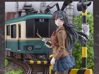 Rascal Does Not Dream of Bunny Girl Senpai Mai Sakurajima (Enoden Ver.) 1/7 Scale Shibuya Scramble Figure
