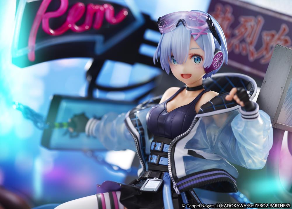 Re Zero Starting Life in Another World Rem (Neon City Ver.) 1/7 Scale Shibuya Scramble Figure