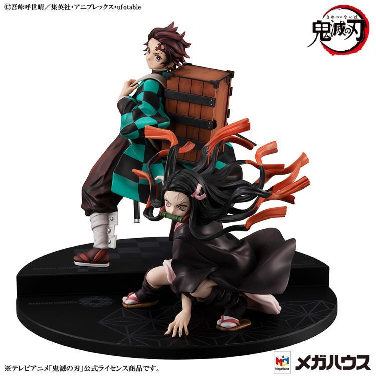 Demon Slayer Kimetsu no Yaiba Precious G.E.M. Tanjiro & Nezuko Kamado (Brother & Sister)