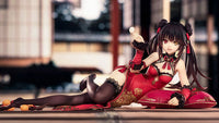 Date A Live Spirit Pledge Kurumi Tokisaki (New Year Mandarin Gown Ver.) 1/7 Scale Figure
