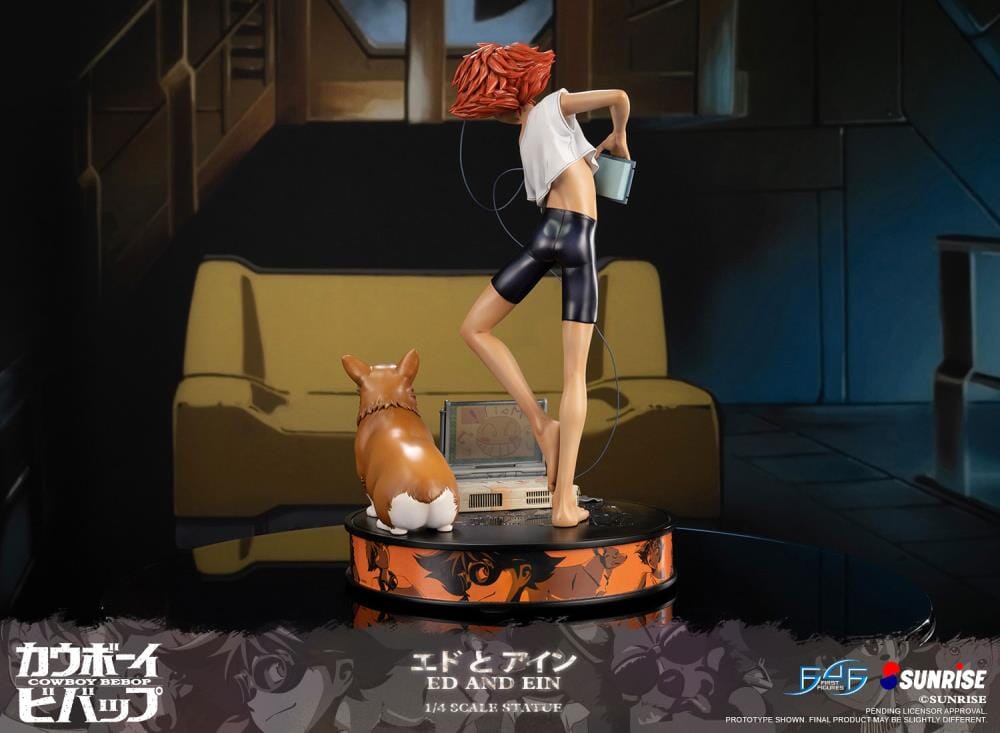 Cowboy Bebop Ed and Ein 1/4 Scale Statue
