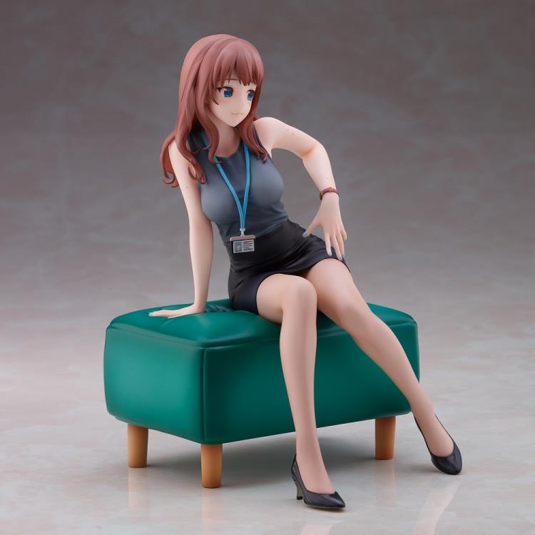 Doushima Illustration Hokuro no Ooi Senpai OL-san Figure