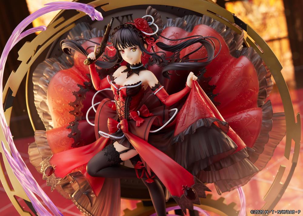 Date A Bullet Kurumi Tokisaki (Pigeon Blood Ruby Dress Ver.) 1/7 Scale Shibuya Scramble Figure