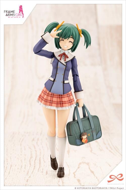 Frame Arms Girl Sousai Shoujo Teien Wakaba Girls' High School Winter Clothes Bukiko Kotobuki 1/10 Scale Model Kit