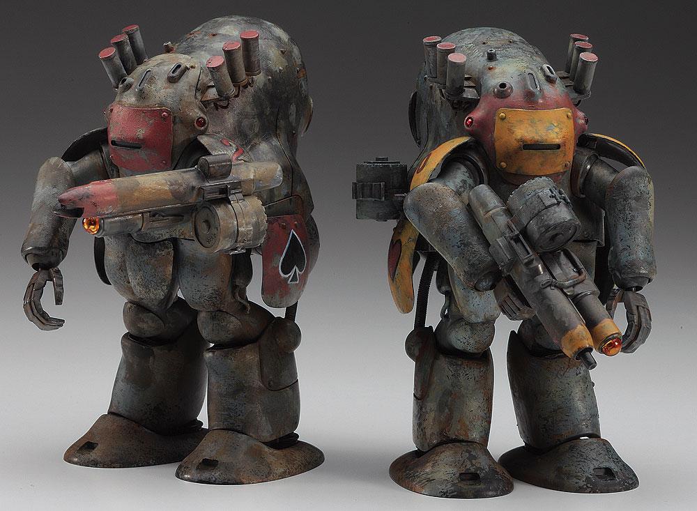 Hasegawa 1/20 Robot Battle V(Five) Maschinen Krieger 44 Type Mk44 Ammoknights (Smartgun Equipment Type & Fixed Armgun Type)