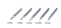 DSPIAE CS-PB01 Push Broach Combination Set（0.1\0.15\0.3\0.5\1.0mm)