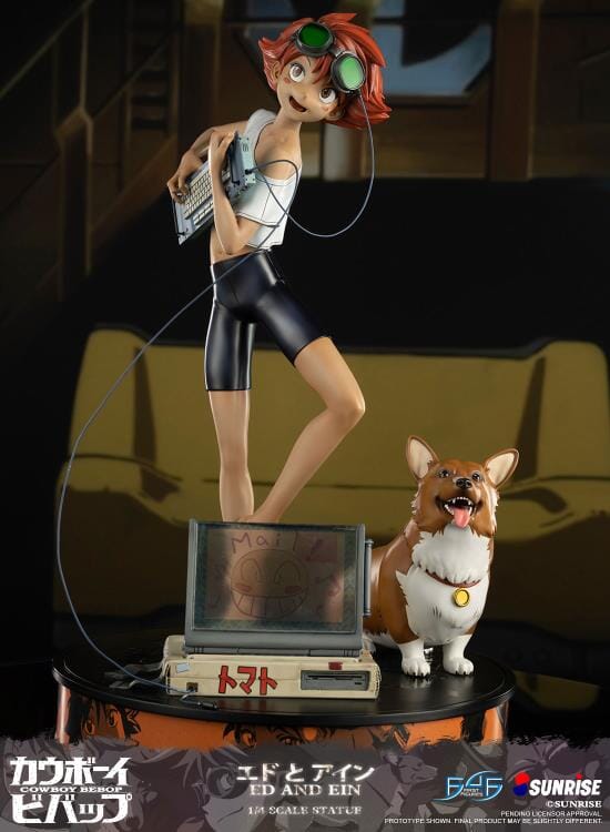 Cowboy Bebop Ed and Ein 1/4 Scale Statue