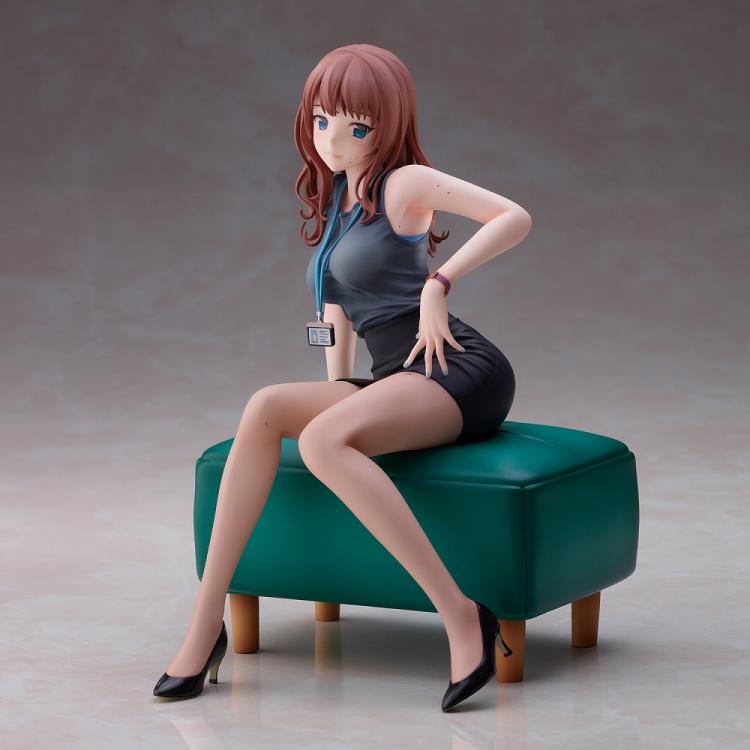 Doushima Illustration Hokuro no Ooi Senpai OL-san Figure