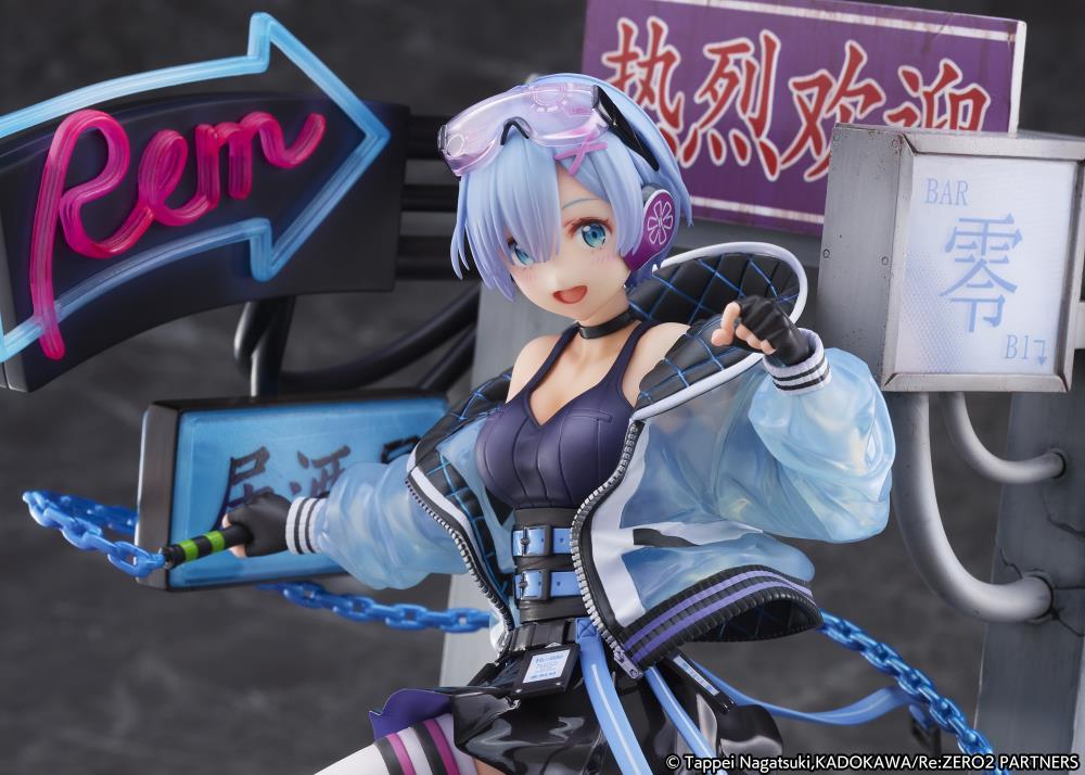 Re Zero Starting Life in Another World Rem (Neon City Ver.) 1/7 Scale Shibuya Scramble Figure