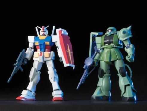 HG Gundam VS Zaku