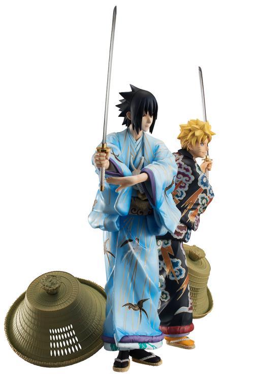 Naruto G.E.M. Series Naruto Uzumaki & Sasuke Uchiha (Kabuki Ver.) Set