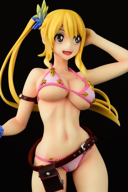 Fairy Tail Lucy Heartfilia (Pink Swimwear Gravure Style) 1/6 Scale Figure