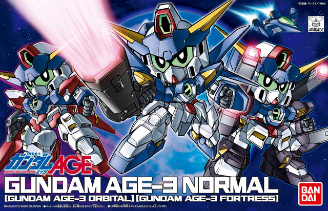 Gundam BB Senshi #372 SD Gundam AGE-3 (Normal Fortress Oribtal) Model Kit