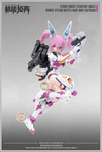 Cyber Forest Fantasy Girls Remote Attack Battle Base Info Tactician Model Kit