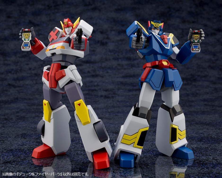 Brave Police J-Decker Duke & Fire Parts Model Kit