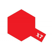 Tamiya Color Red Mini Acrylic Gloss Finish X-7