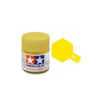 Tamiya Color Lemon Yellow Mini Acrylic Gloss Finish X-8