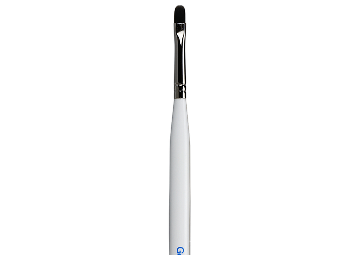 GodHand EBRSUP-HMM Brushwork Softest Hobby Filbert Paint Brush Medium w/ Cap