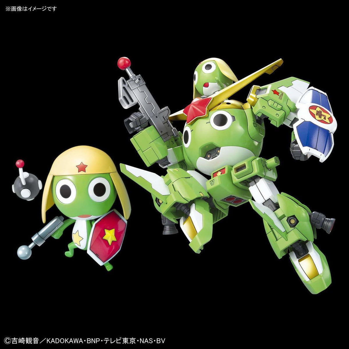 KERORO GUNSO PLAMO COLLECTION KERORO GUNSO & KERORO ROBO MK-II ANNIVERSARY SPECIAL Ver.