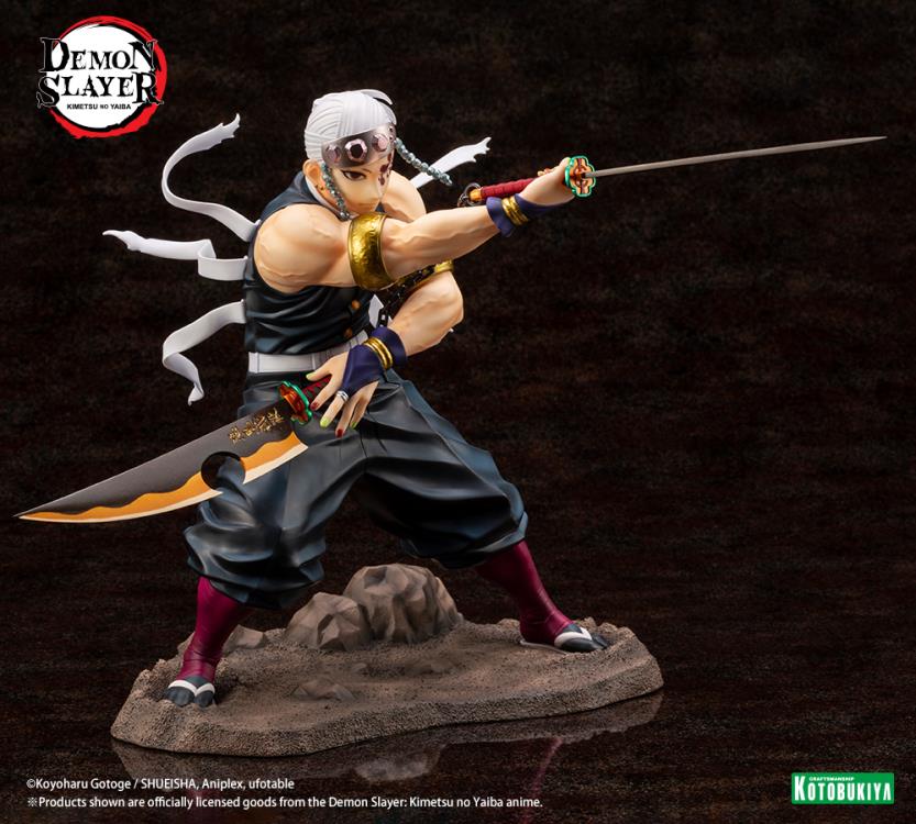 Demon Slayer: Kimetsu No Yaiba ArtFX J Tengen Uzui 1/8 Scale Statue